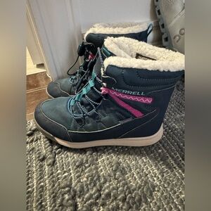 Merrell Blue and Pink Winter Boots